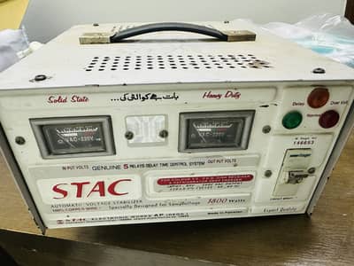 Stac stabiliser automatic 5 relay 3800watt original
