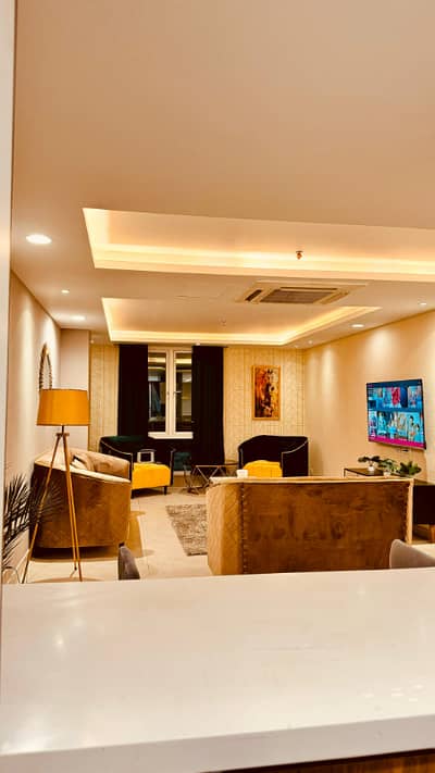 Luxurious 3-Bedroom Fully Furnished Apartment In Goldcrest, DHA Lahore Available For Long & Short-Term Rent
