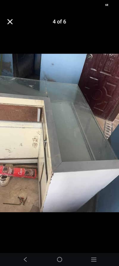 L-Shape Wooden Counter for Sale – Excellent Condition