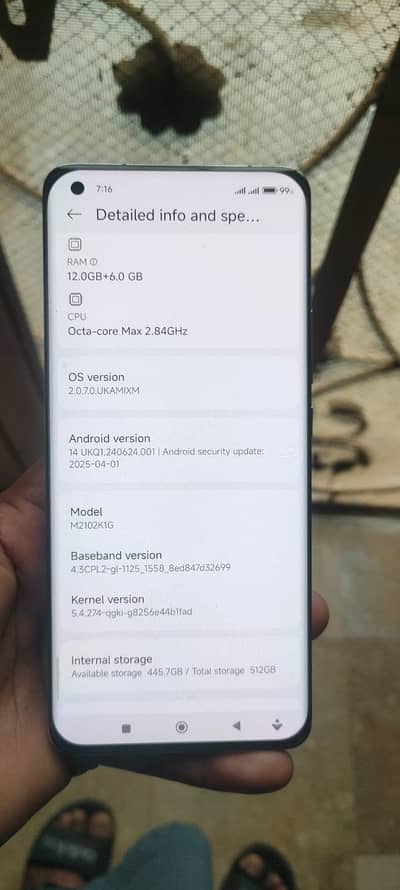 mi 11 ultra 12 512 like new