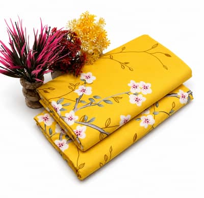  Women's Printed 2 Pcs Cotton Suit – Stylish & Comfortable