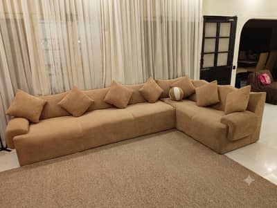 Brand new L shape sofa set