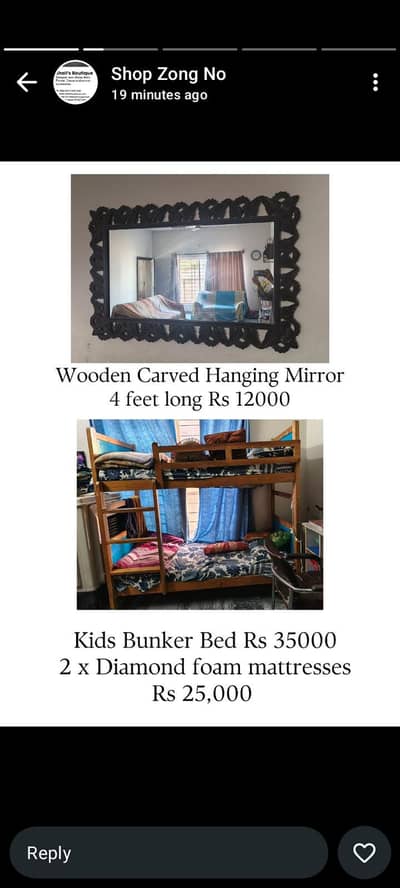 Kids bed for sale