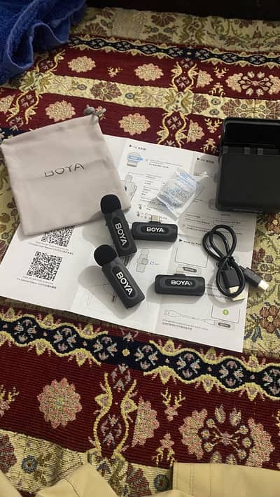 boya version 5 fresh brand new mic pair