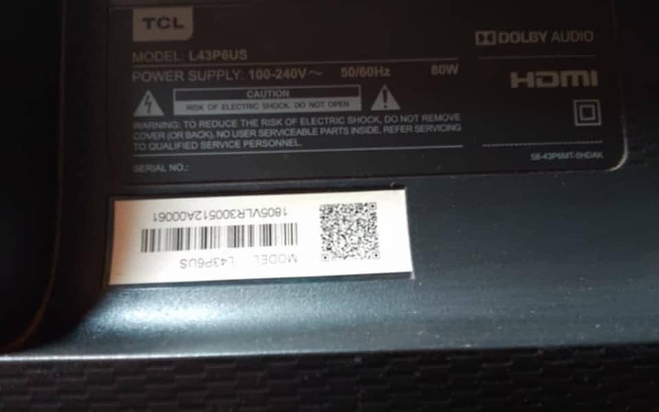 TCL 43" Android LED 2
