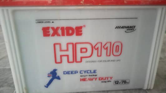 70 AH Exide battery HP 110