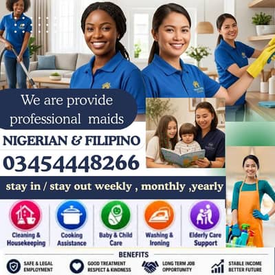 PROFESSIONAL MAID BABY SITTER PATIENT ATTENDENT COOK HELPER CHEF NURSE