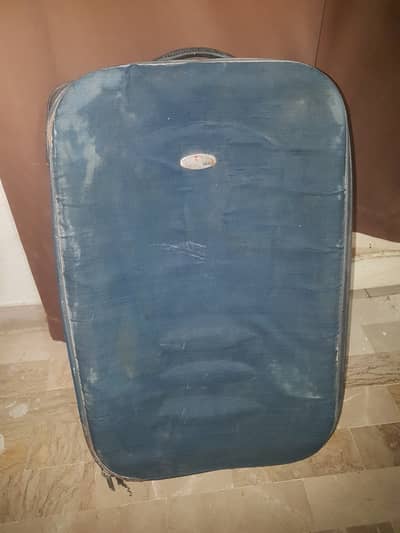 Suitcase Large Luggage Size Navy Blue