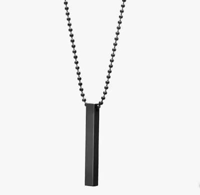 Minimalist vertical Bar necklace Set(Pack of 2)