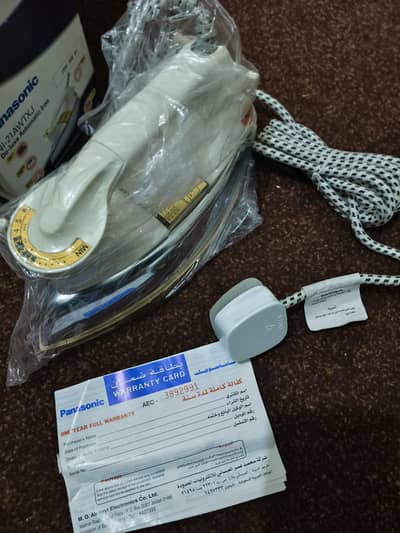 Panasonic Brand new iron original Made In Japan gold non stick plate