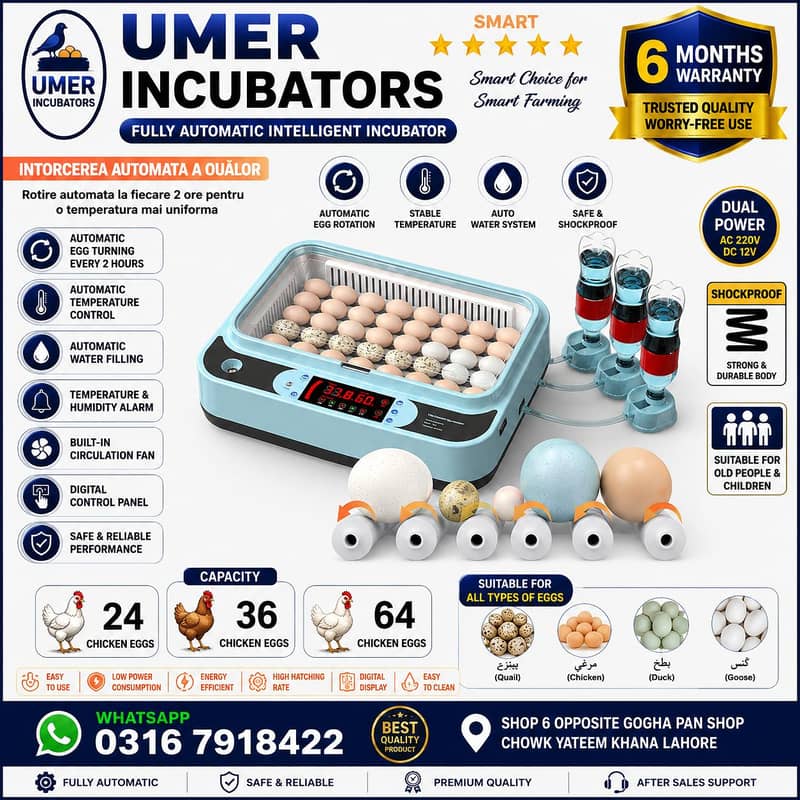 Automatic Egg Incubator | Egg Hatching Machine | Incubator | Brooder 2