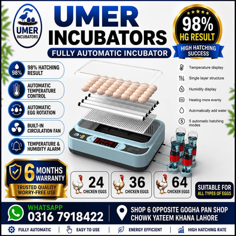 Automatic Egg Incubator | Egg Hatching Machine | Incubator | Brooder 5