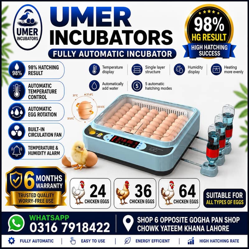 Automatic Egg Incubator | Egg Hatching Machine | Incubator | Brooder 11