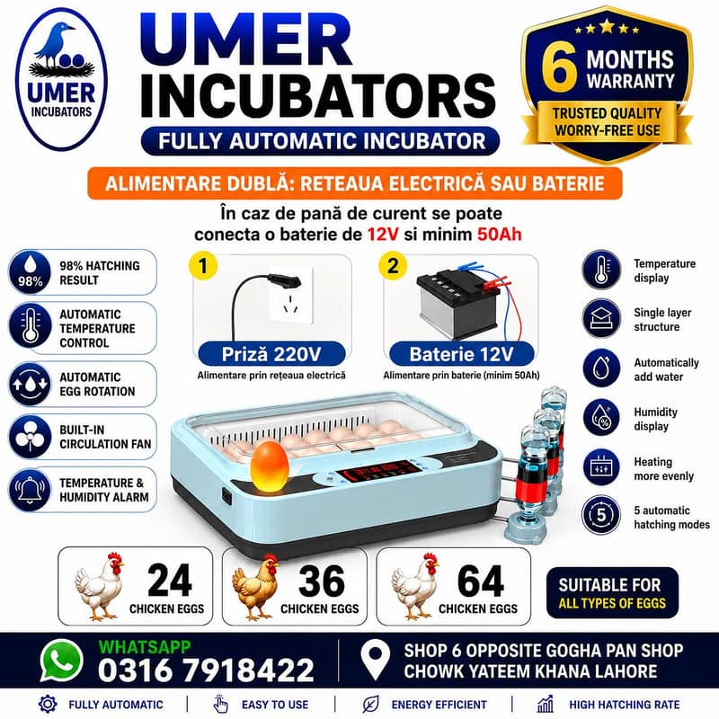 Automatic Egg Incubator | Egg Hatching Machine | Incubator | Brooder 17
