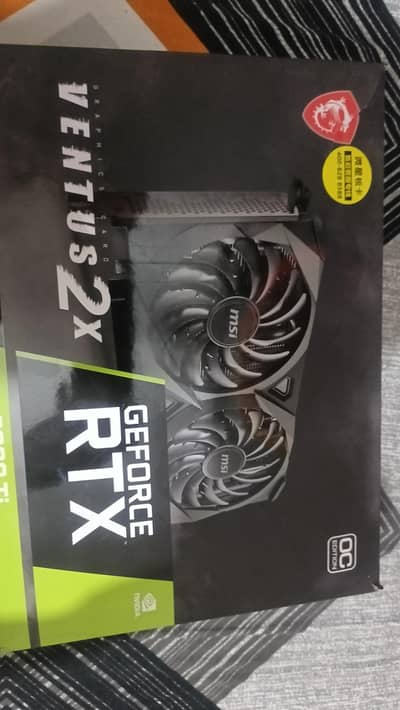 Rtx 3060ti Msi Ventux 2x with box for sale (urgent)