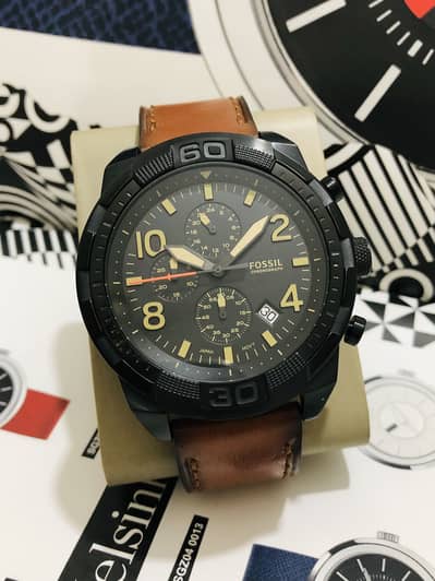 FOSSIL ORIGINAL-NEW WATCH-CHRONOGRAPH FUNCTION-SEIKO CITIZEN CASIO