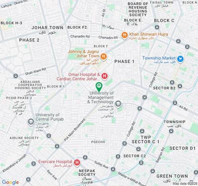 Centrally Located Residential Plot In Johar Town Phase 1 - Block D Is Available For Sale