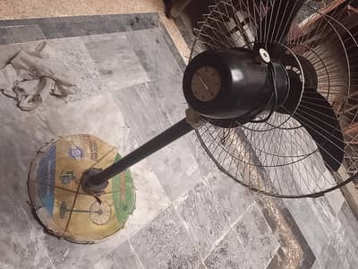 DC Soler padestal fan with power supply 12 volt
