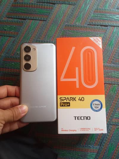Tecno Spark 40 pro plus full Box 4 month warranty remaining