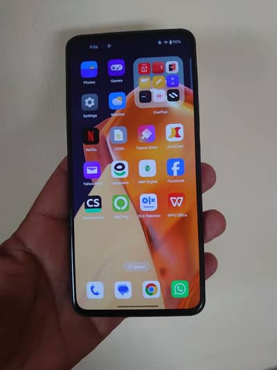 One Plus 9R dual sim pta approved 12/256 finger not work all ok