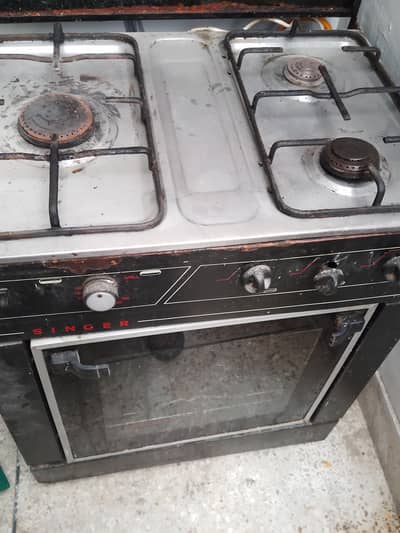 Singer 3 Burner Cooking Range