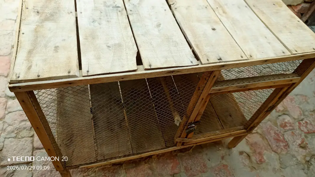 Wooden Bird Cage / Chicken Cage – Strong Wooden Pinjara For Sale — photo 5