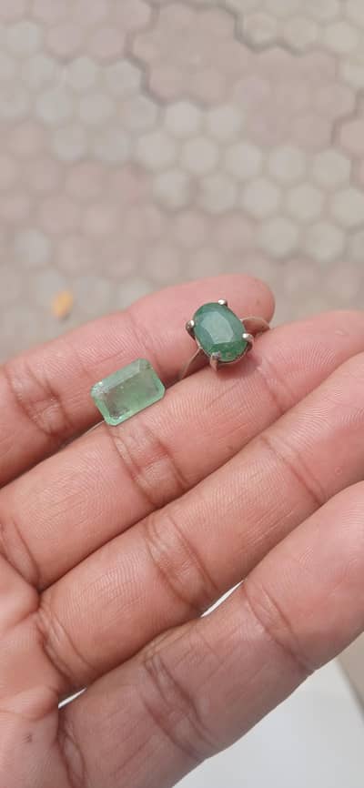 Emrald ring & emrald stone for sale