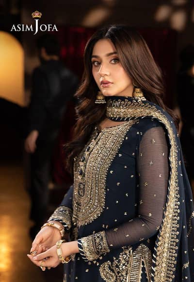 ASIF JOFA CHIFFON EMBROIDERED UNSTITCHED COLLECTION