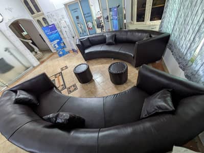 round shape sofa