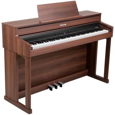 The NUX NCK-430 is an 88-key digital upright piano available