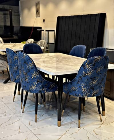 6 Seater Dinning Table - Dinning Table Set - Wooden Dinning - Table