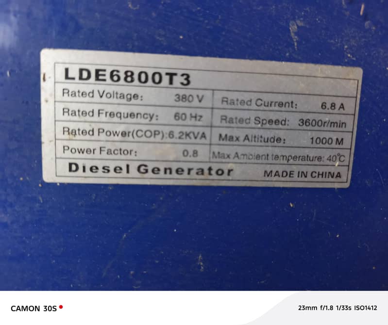 deasel generator dual phase 2