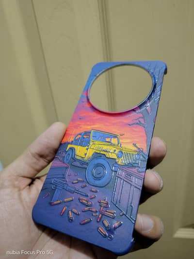 ZTE Nubia  Focus Pro Orignl cover With 3D Sheet rap