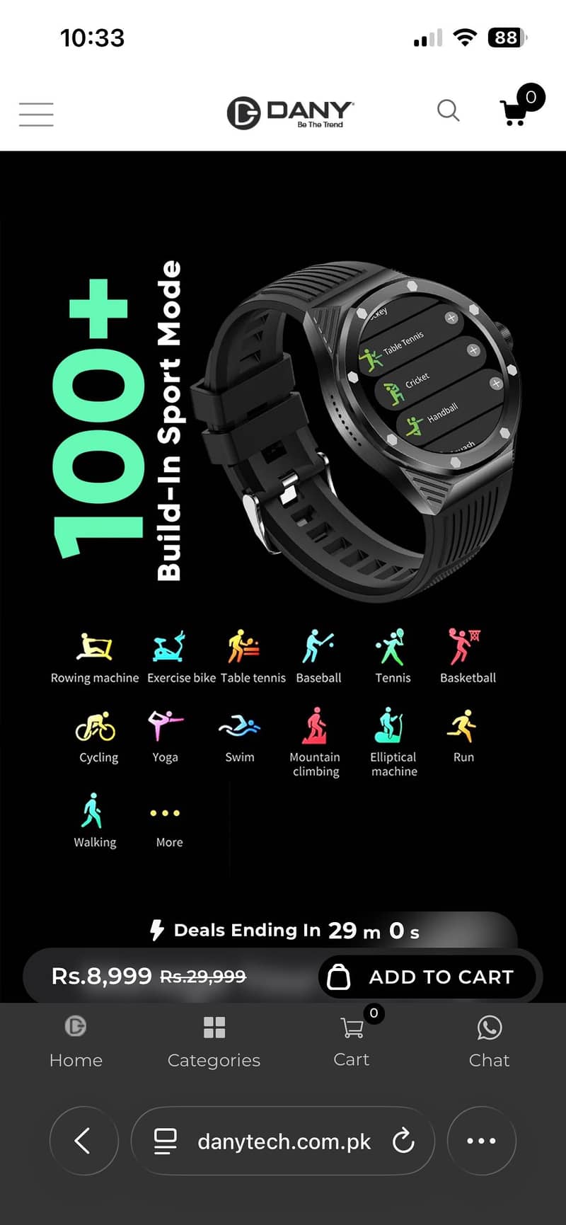 Dany evolution smart watch 1