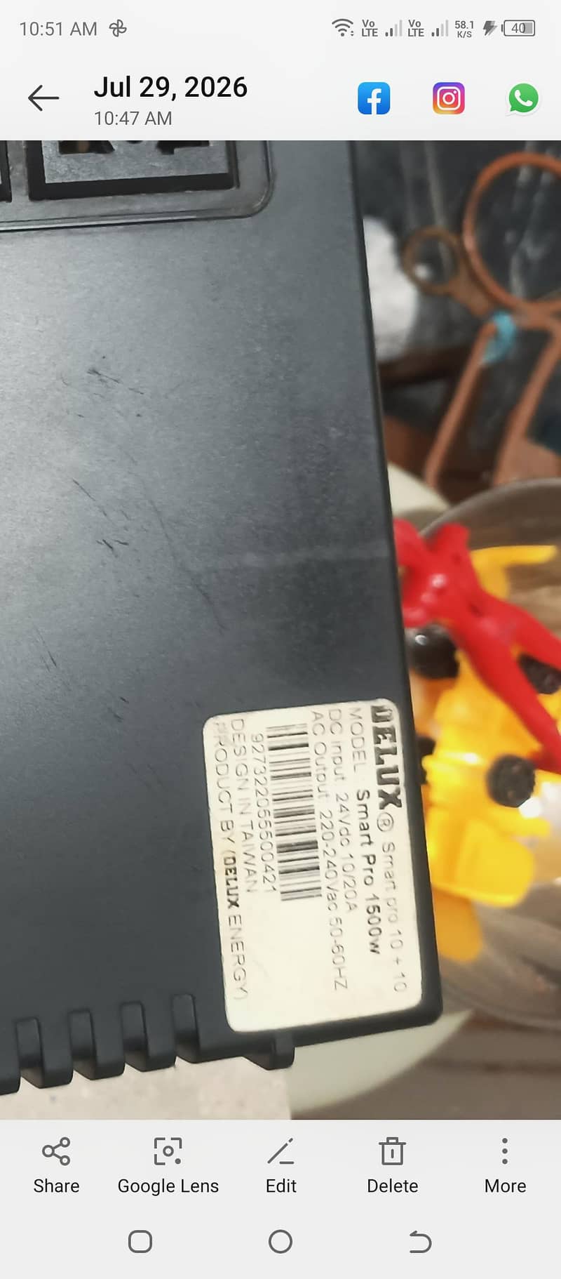 Two batteries Ups 4