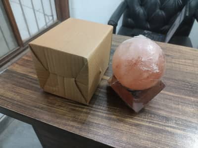 Crystal Ball Moon Lamp Salt Moon Lamp USB Powered