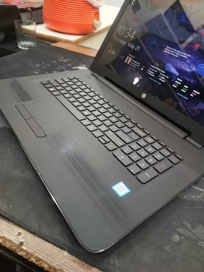 HP NoteBook 17 G7 Core i5 7th Gen 8GB RAM 256GB SSD 17"inches Display
