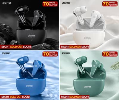 ZERO Wireless Earbuds | 70 Hours Playtime | New & Sealed