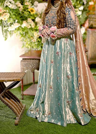 Bridal Lehenga Gold Zardozi original durani