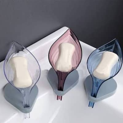 Leaf Shape Soap Holder Multiple Colors Soap Holder