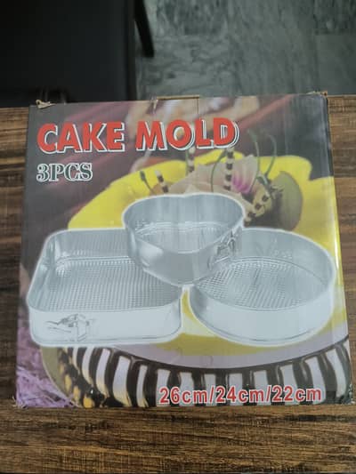 3 in 1 Cake Mold Set Multi Shape Cake Mold Set