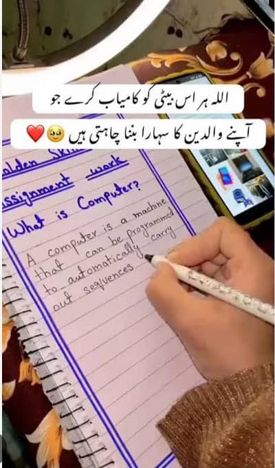 Handwriting Assignment, Typing And Data Entry job Available