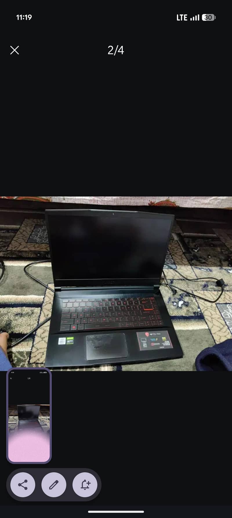 MSI GF65 Thin 1