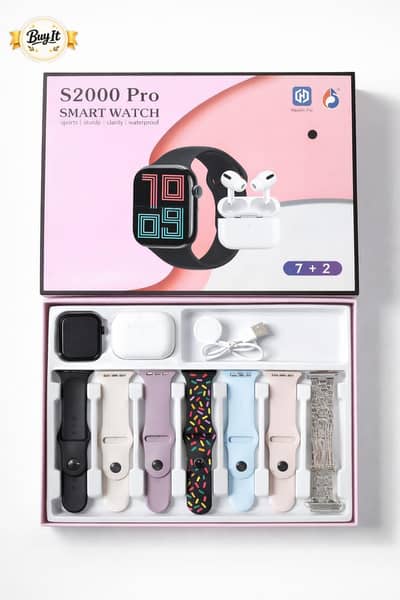 BIGGEST OFFER  3000 Pro Ultra Watch + FREE Airpods + 9 Straps