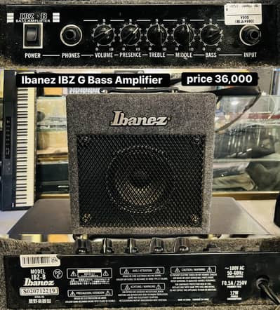 Ibanez IBZ G- Bass Guitar Amplifier / Piano/Keyboard/Benjo/Processor