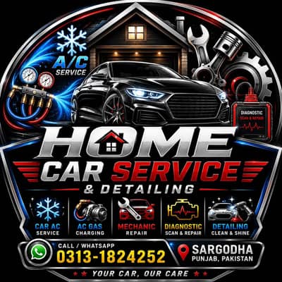  Home Car AC Service | Car Detailing | Mechanic | Sargodha