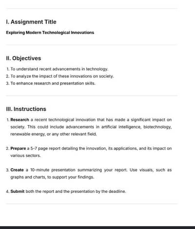 assignment writing