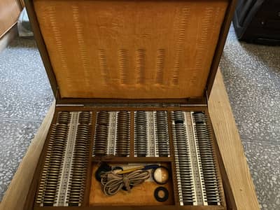 Preferin-Z Vintage Optometry Trial Lens Set in Wooden Case