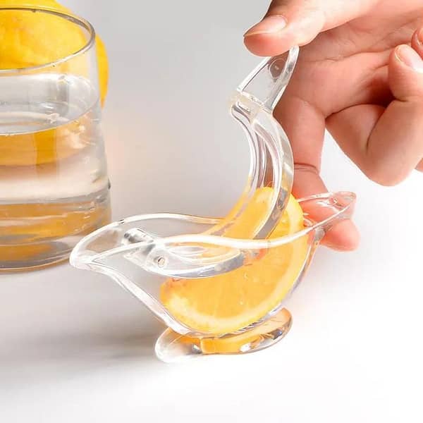 1Pcs Manual Lemon Juicer, Bird & Fish Shape, Portable, Non-Toxic, Kitchen Gadget