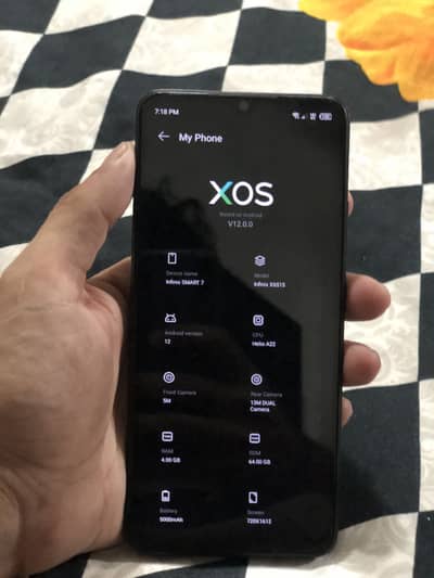 Infinix Smart 7 Ram 4+3gb Memory 64gb